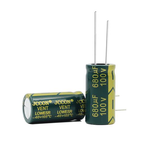 100v680uf 100v JCCON绿金 开关电源适配器高频低阻电容 16x30