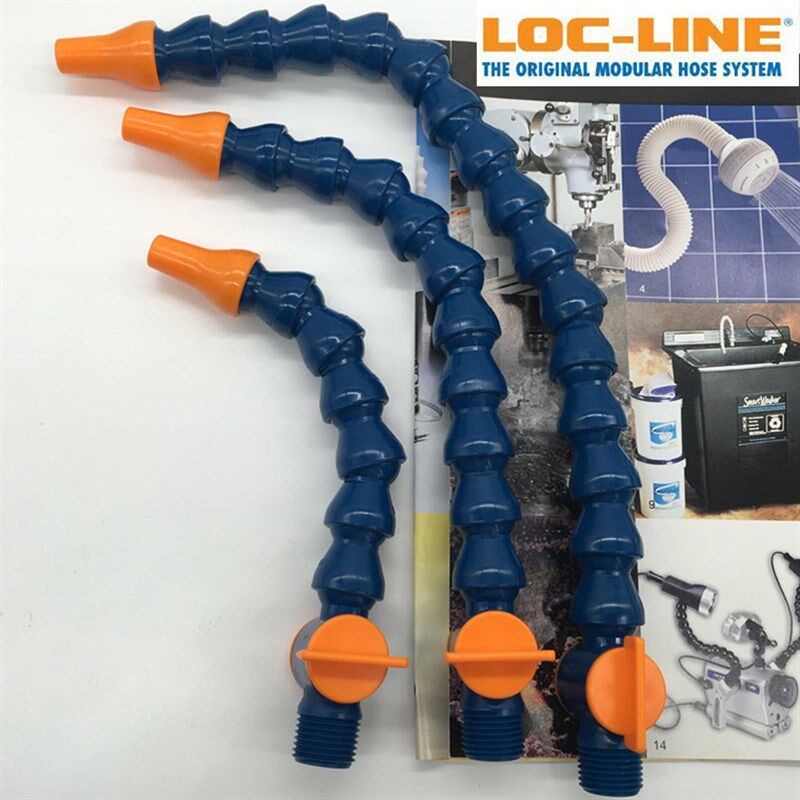 美国新款原装LOC-LINE开关阀冷却机床塑料喷油管 竹节万向曲管