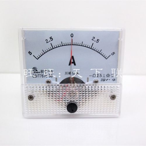 精品面板式双向正负指针表85C1-5A直流电流表DC1a 2a10a2A30A