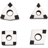 CBN氮化硼数控车刀片淬火钢加硬料用金刚石刀片铸铁高光洁度刀粒