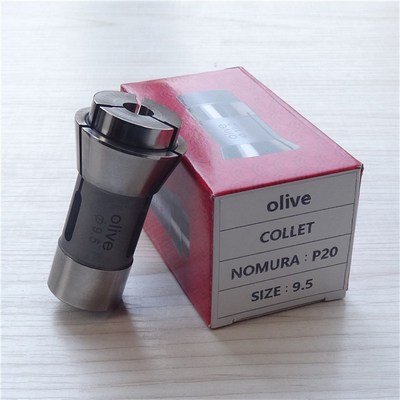NOMURA野村P20#合金夹头 olive台湾高精度走心机钨钢导套扶咀背夹