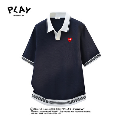 PLAYAVMXW冰感透气POLO衫情侣款