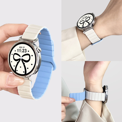 适用华为GT6手表表带硅胶腕带