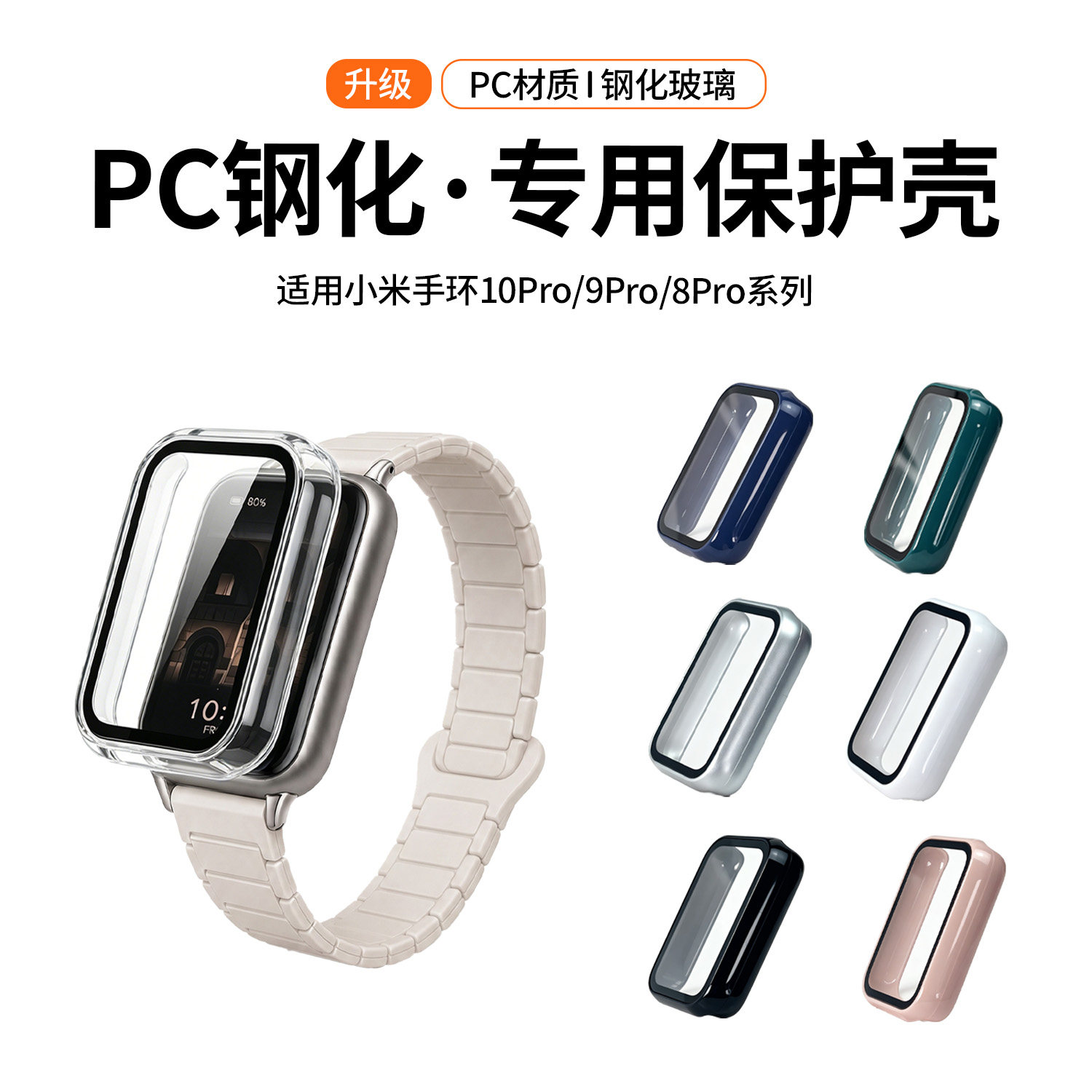 小米手环壳膜一体保护套NFC版图片