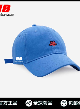 New Bcfauae NB官方正品明星同款帽子花朵刺绣棒球帽女透气鸭舌帽