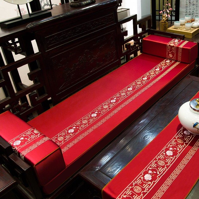 新红木沙发坐垫罩拆洗罗汉床五件乳胶沙发垫四季通用,居家布艺,沙发垫,淘宝优惠券,粉丝福利购,淘宝优惠卷