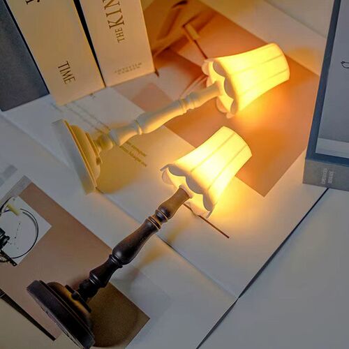 蘑菇宠物迷你复古少女小夜灯in风睡眠怀旧床头宿舍护眼台灯