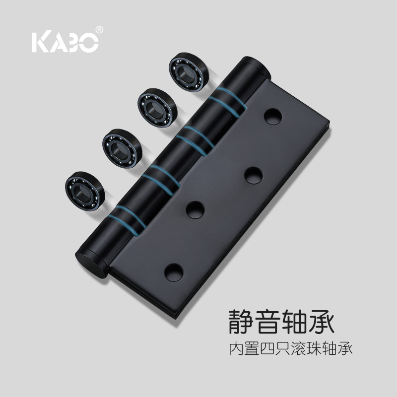 德国KBO不锈钢合页木门折页 轴承铰链静音加厚平开合页英寸单片