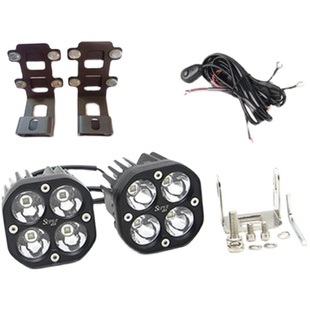 适用款吉姆尼J改装前杠支架jin中网灯架底座固定架