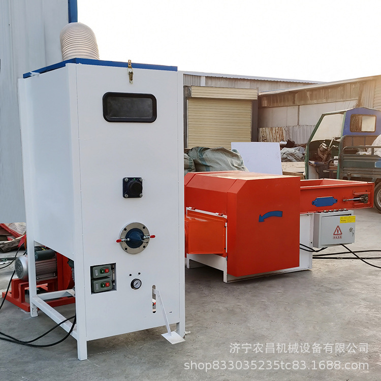 亚麻荞麦枕头充装设备 纤维棉开松机 小型自动化开棉机