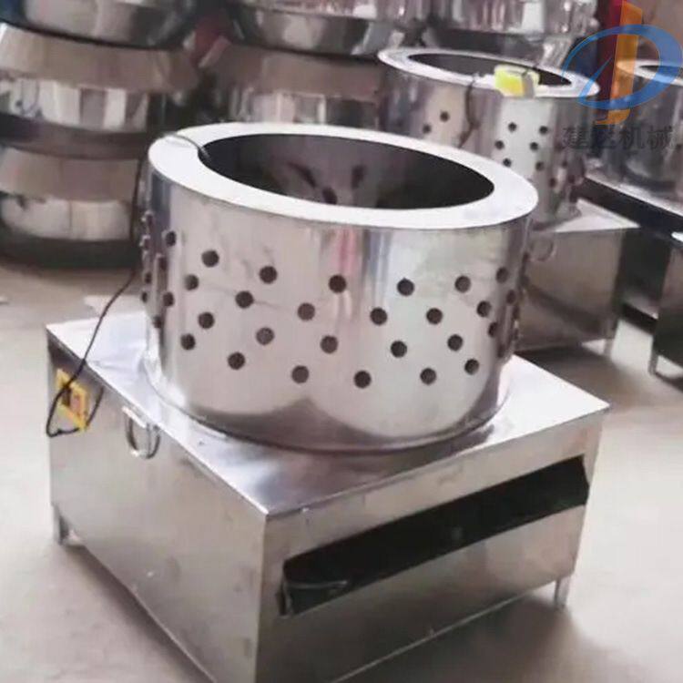 自动脱毛家禽拔毛器建达不锈钢肉鸡脱毛机跨境 电动鸡鸭打毛机厂