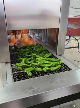 五花肉皮烤皮机 猪脸连续燎毛机 乌鸡喷毛机 义康机械