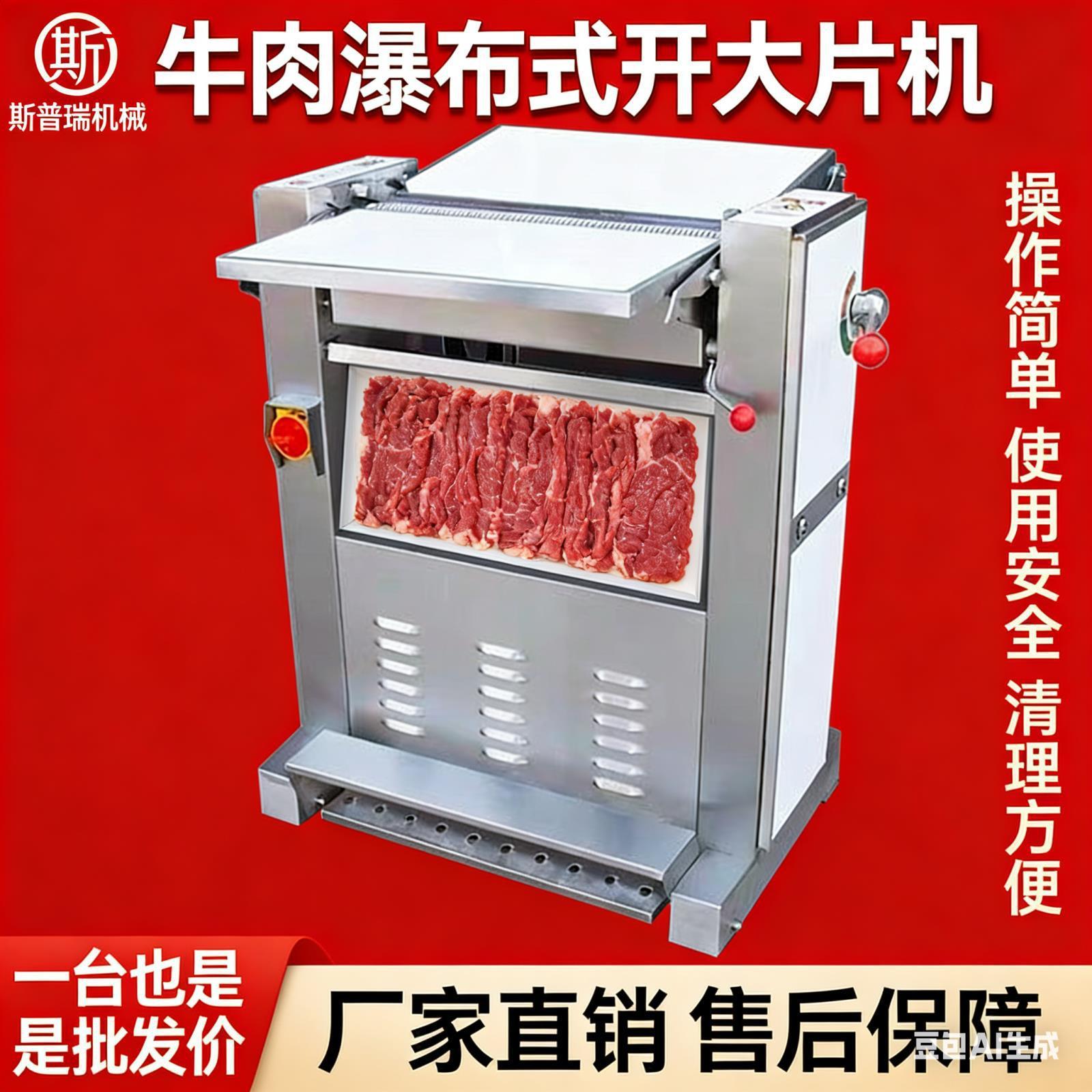 猪肉切片切片机开片机肉类整块牛肉