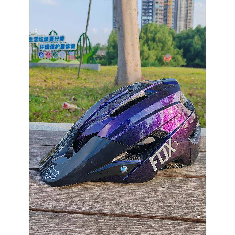 FOX头盔山地自行车骑行半盔青少年速降越野头盔一体成型安全帽男