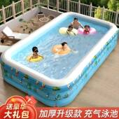 充气游泳池儿童家用可折叠小型小孩婴儿室内浴缸水池大型户外成人