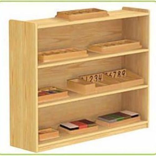 蒙台梭利储存柜玩具柜A型玩具架 蒙台梭利教具柜蒙氏柜