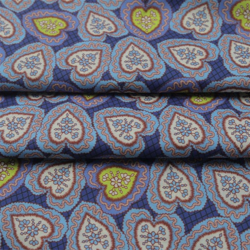 【105192-2】2025Lib*rty爱的蕾丝80支高密棉布印花diy服装面料