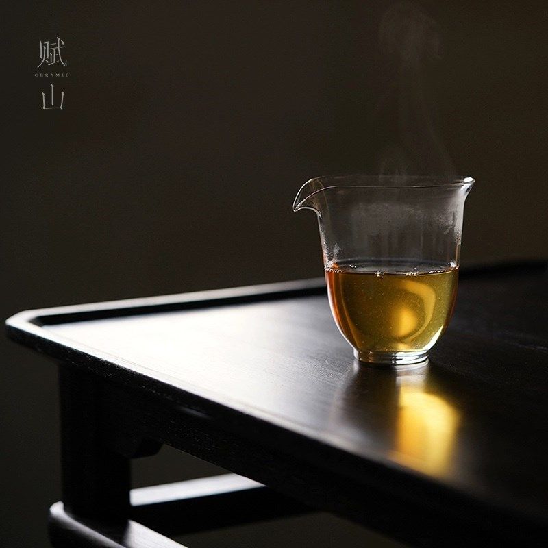 归鸿赋山泡茶公道杯玻璃高档加厚茶具分茶器大容量茶Z具配件茶海