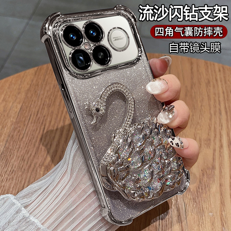 适用小米pocof8pro硅胶气囊新款