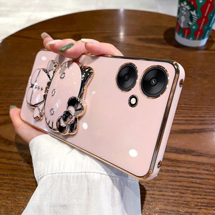 适用红米13c手机壳小米13R保护硅胶套redmi13c带补妆镜子5g全包防摔软壳十三c13女新款R13网红c5g带支架r5g