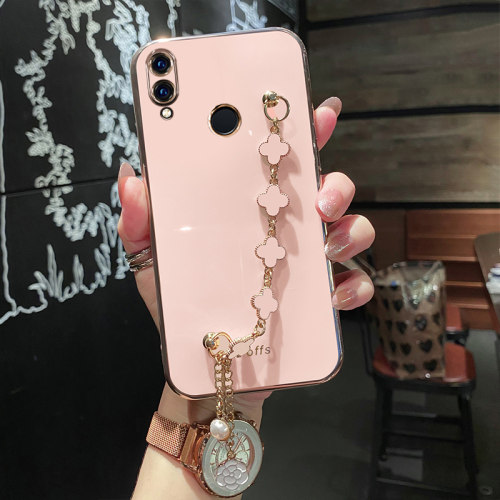 华为nova3硅胶网红四叶草手链条