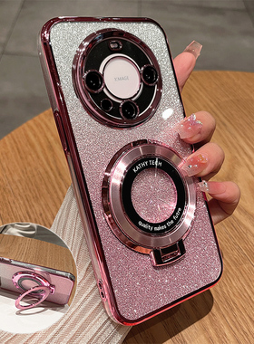 适用华为mate60手机壳mete60pro保护m60por十硅胶套镜头全包防摔p透明软壳mt带支架男女meta高级感加新款pr0