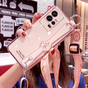 适用vivoiqoo11s手机壳vivo腕带iqoo11s保护硅胶套V2304A全包防摔软iq0011s女新款vivoiq斜挎icoo肩带挂绳s5g
