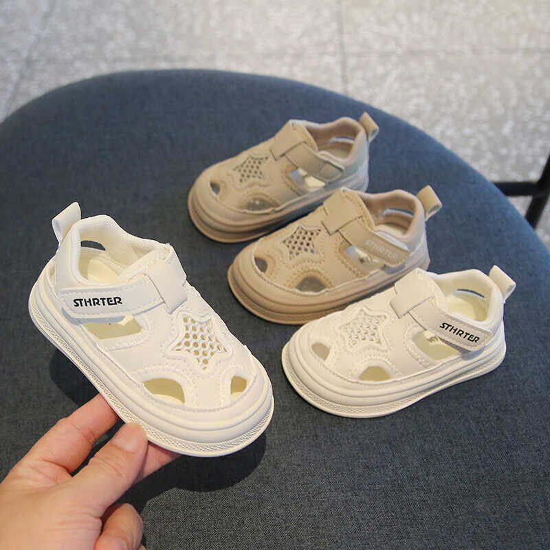 宝宝凉鞋夏季1-2岁3小童软底防撞包头婴儿鞋子男童夏天女宝学步鞋