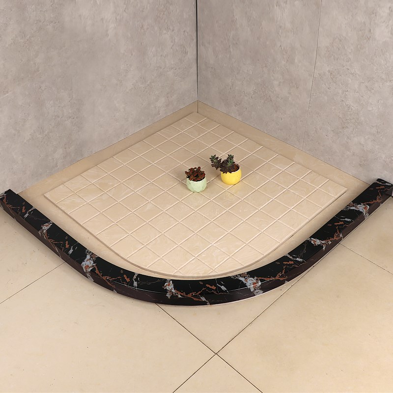 浴室弧形浴室淋浴房基石挡水条卫生间防水一字型地面阻水隔水隔断