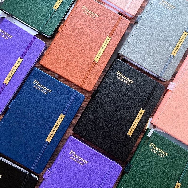 2024-2025planner日程本周计划月计划本规划师18个月英文A5笔记本,文具电教/文化用品/商务用品,手帐/日程本/计划本,淘宝优惠券,粉丝福利购,淘宝优惠卷