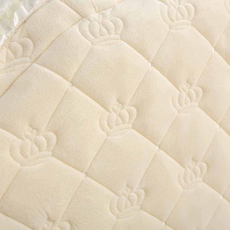 床头套罩水晶绒绗绣海绵加厚床头软包掉皮布艺实木欧式床头套定制