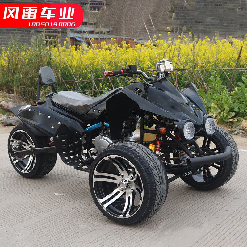 倒三轮沙滩车ATV越野摩托车全地形成人汽油公路赛车200cc水冷燃油