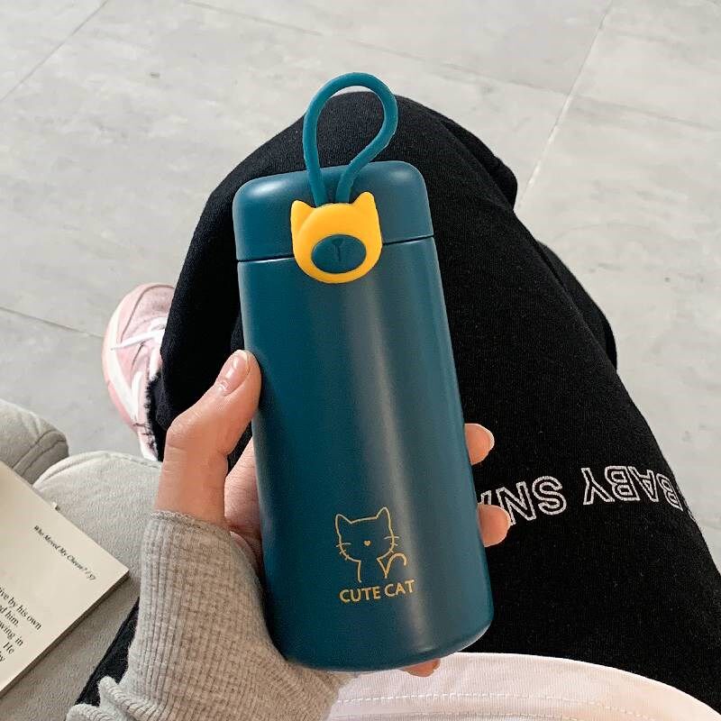 小巧保温杯女士便携水杯女生高颜值可爱简约韩国时尚学生喝水杯子