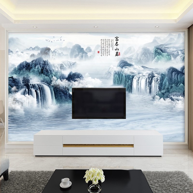 电视背景墙壁纸自粘q立体墙贴客厅墙纸影视装饰壁画墙布新款