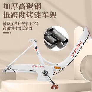 折叠自行车成人22寸24寸女款 大学生变速单车 通勤轻便上班代步男士