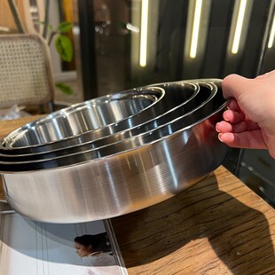 老板娘自留!18/10不锈钢蒸鱼盘大圆盘凉皮盘水果盘20 24 26 28cm