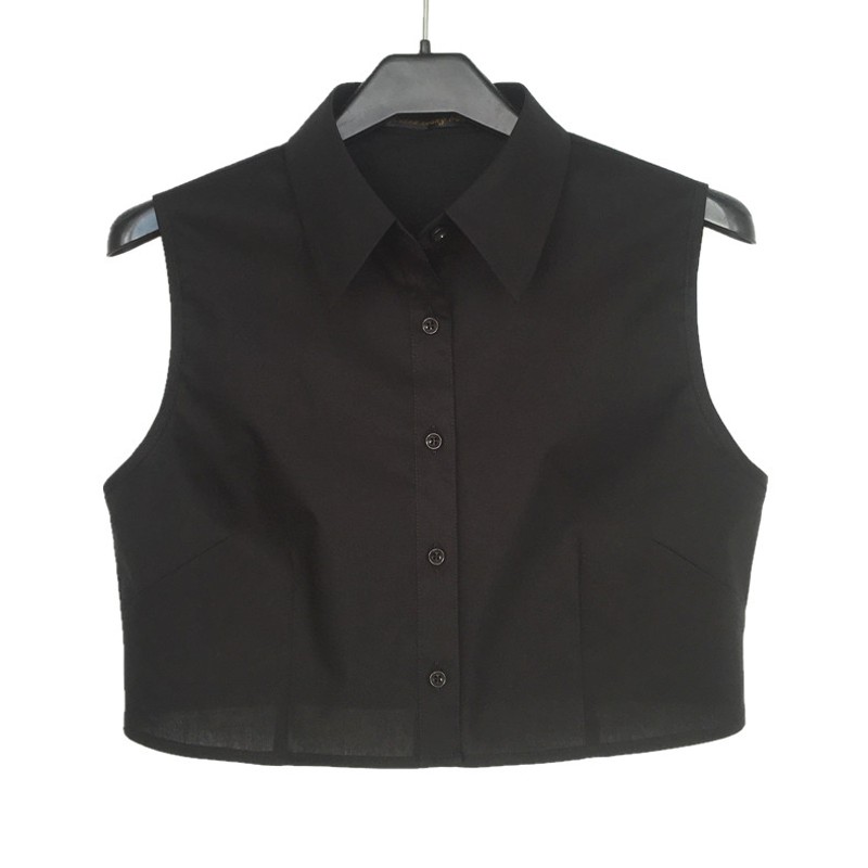 春秋冬季假领子女大码百搭假领多功能纯棉尖角打底装饰衬衫假衣领