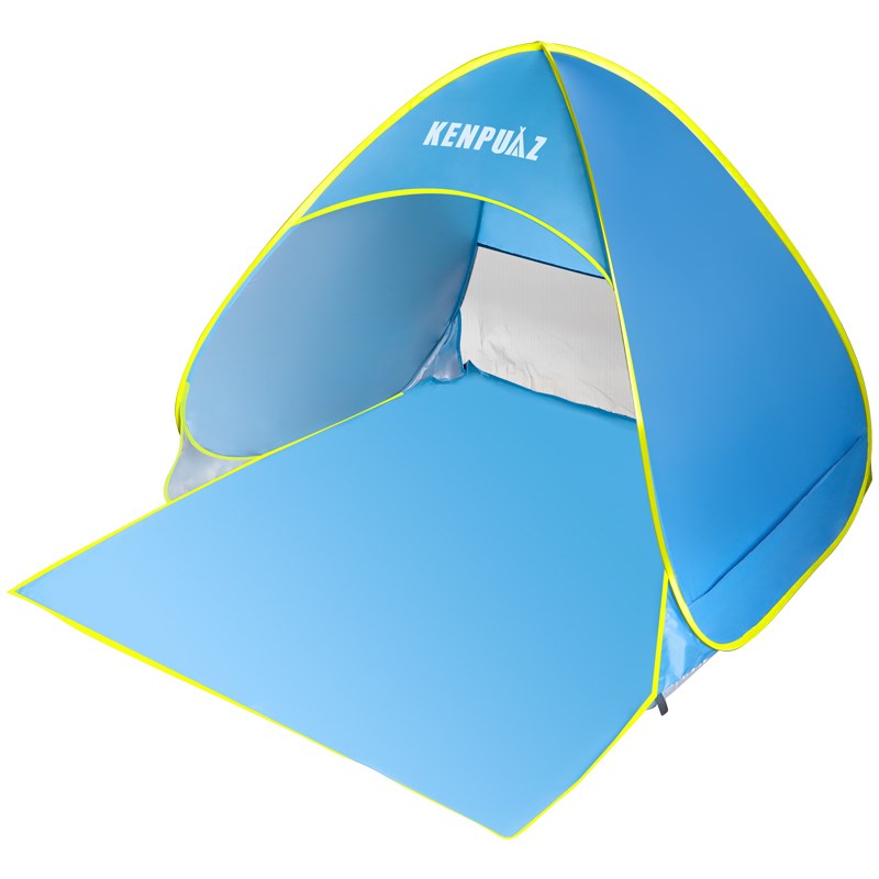 海边沙滩速开帐篷户外遮阳天幕儿童钓鱼简易棚野营野餐露营防晒棚