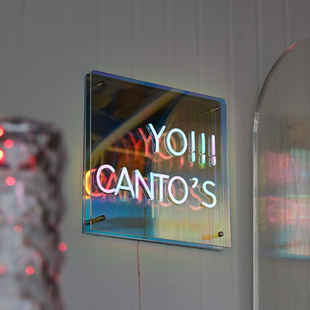 千层镜深渊镜灯h箱 酒吧KTV招牌 幻彩亚克力霓虹灯发光字logo