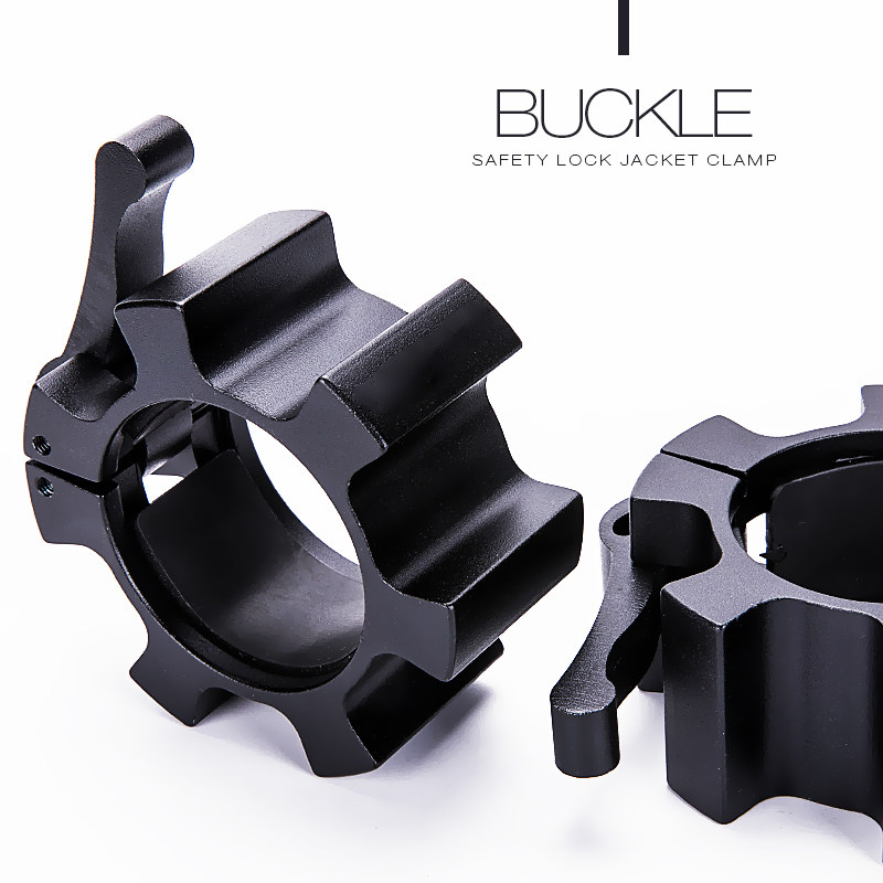 奥杆哑铃快速卡扣铝合金杆杠铃卡头深蹲健身安全锁套卡夹