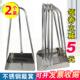 家用学校户外加厚高把不锈钢簸箕单个畚斗铲子金属垃圾斗垃圾铲