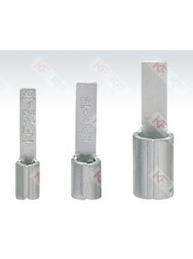 KF DBN1.25-10冷压片形裸端头插片接线端子0.5-16mm2加厚国标紫铜