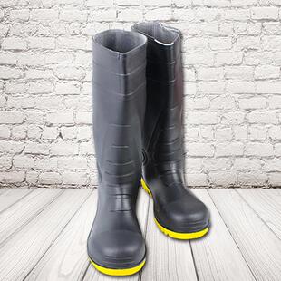 固莱科雨鞋高筒钢包头防砸防穿刺安全雨鞋工地防滑耐磨胶鞋施工鞋
