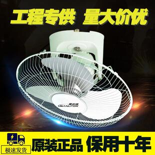 楼顶扇16寸18寸电风扇家用大吊扇工厂工业宿舍学校工程摇头吸顶扇