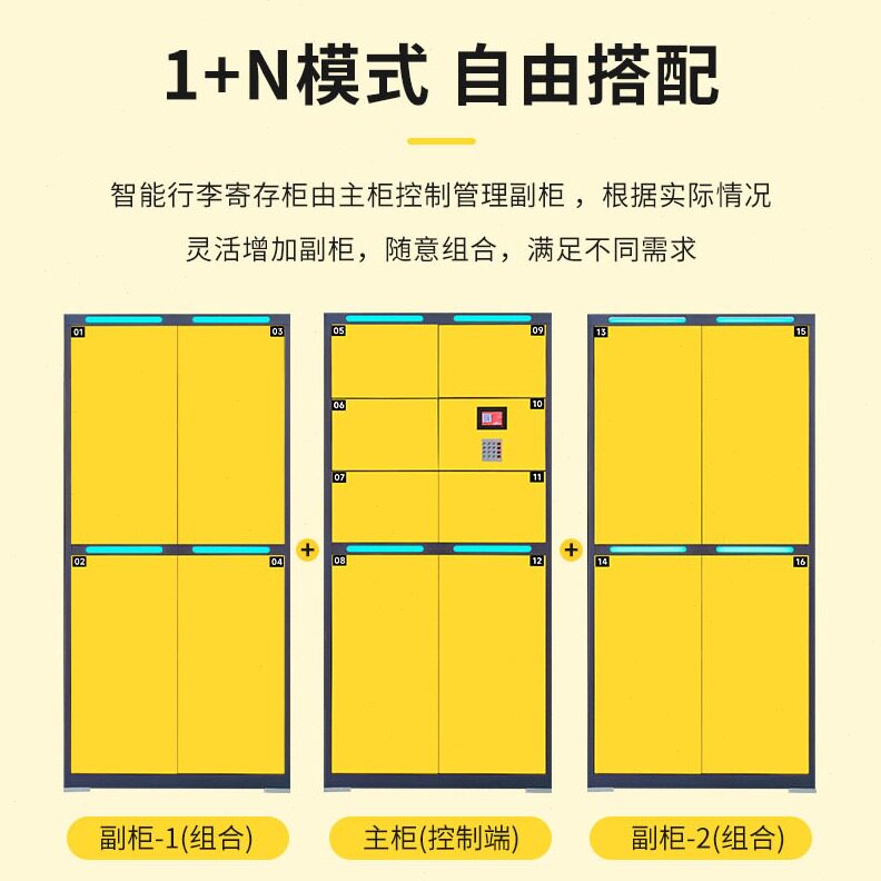 直销智能行李柜车站景区酒店寄存柜指纹密码联网电子存包柜厂家直
