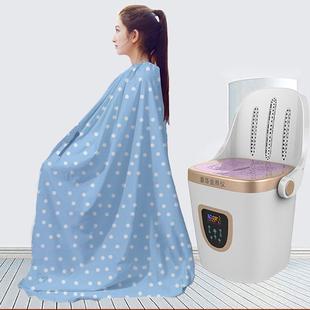 中药熏蒸罩全身汗蒸桑拿箱艾灸仪家用排毒月子理疗坐浴袍发汗衣服