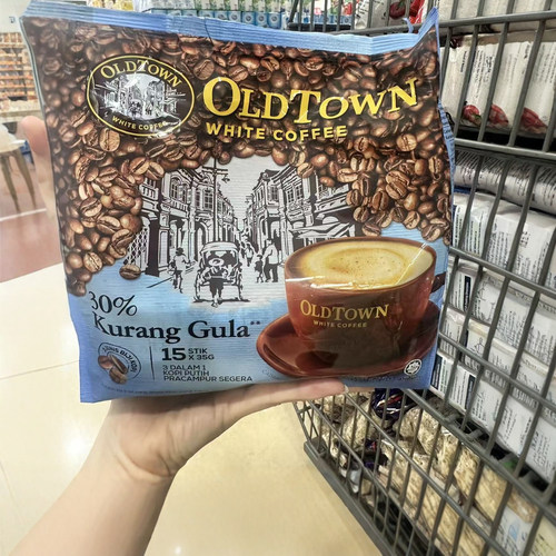 澳门代购 马来西亚进口槟城白咖啡 三合一速溶咖啡 原味低糖即溶