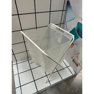 宜加尔带架洗衣用袋子家用折叠脏衣服篓子可折叠收纳筐储物篓篮