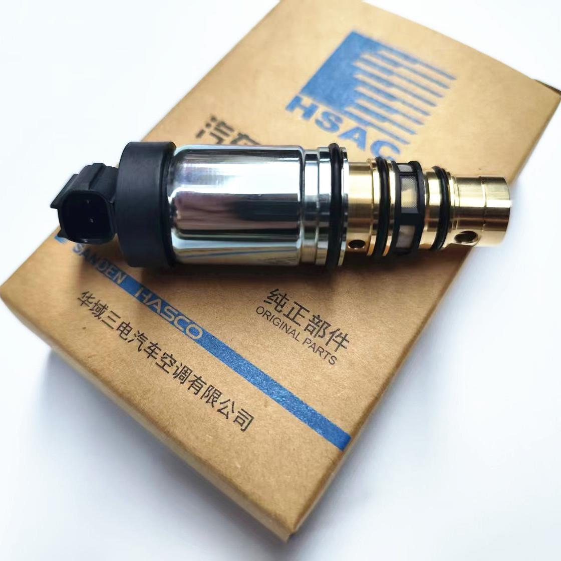 适用于起亚K2K3K4K5KX3索兰托汽车空调压缩机电磁阀电控阀变频阀