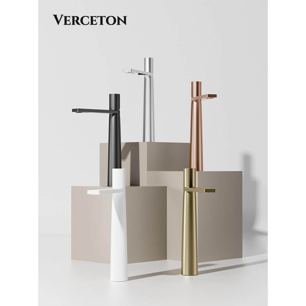 创意极简高级感冷热全铜水龙头卫生间浴室洗手盆洗脸台面盆水龙头,家装主材,面盆龙头,淘宝优惠券,粉丝福利购,淘宝优惠卷